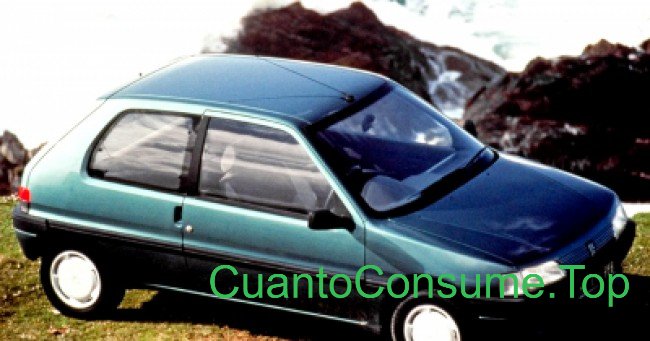 Consumo del Peugeot 106 XT 1.0 1994