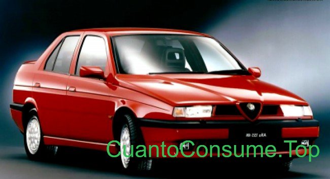 Consumo del Alfa Romeo 155 Super 2.0 1996