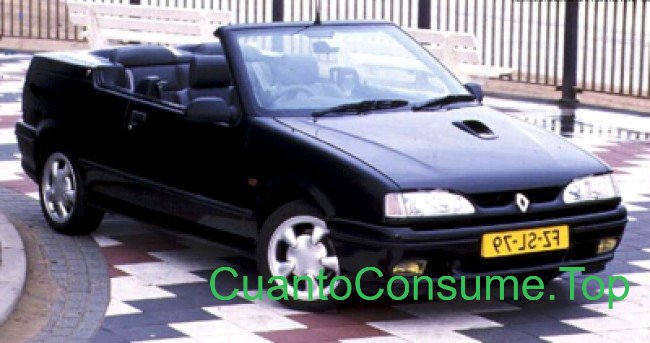 Consumo del Renault 19 Cabriolet 16S 1.8 16V 1995