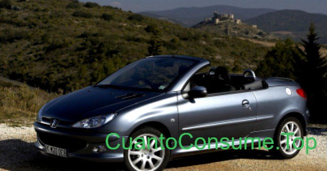 Consumo del Peugeot 206 CC 1.6 16V 2004