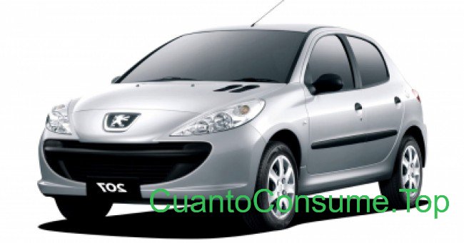 Consumo del Peugeot 207 X-Line 1.4 8V 2012