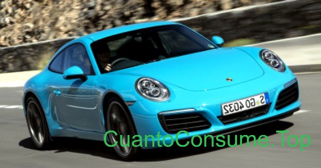 Consumo del Porsche 911 Carrera S 3.0 2017