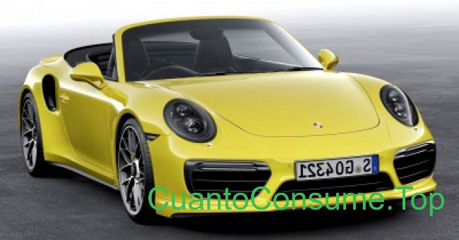 Consumo del Porsche 911 Turbo S Cabriolet 3.8 2018