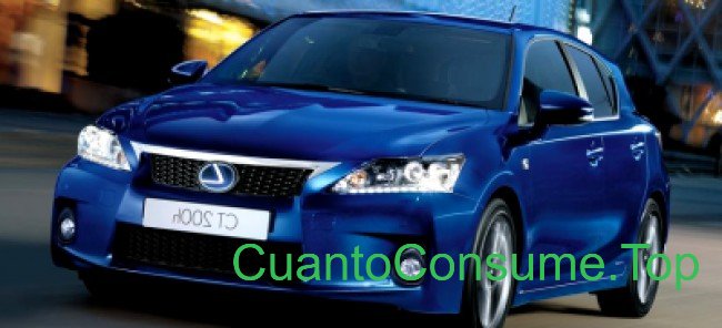 Consumo del Lexus CT200h Luxury 1.8 2013