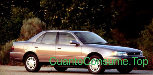 Consumo del Toyota Camry XLE 3.0 V6 1992