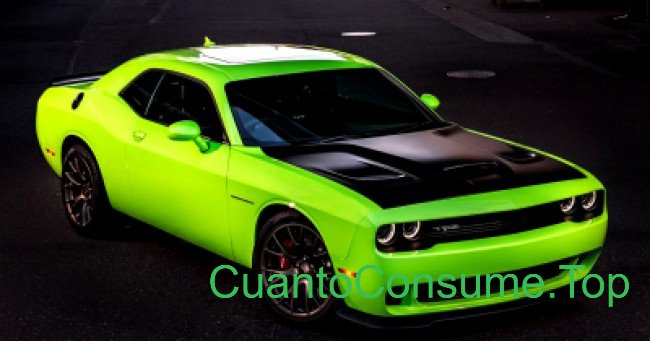 Consumo del Dodge Challenger SRT Hellcat 6.2 V8 2016