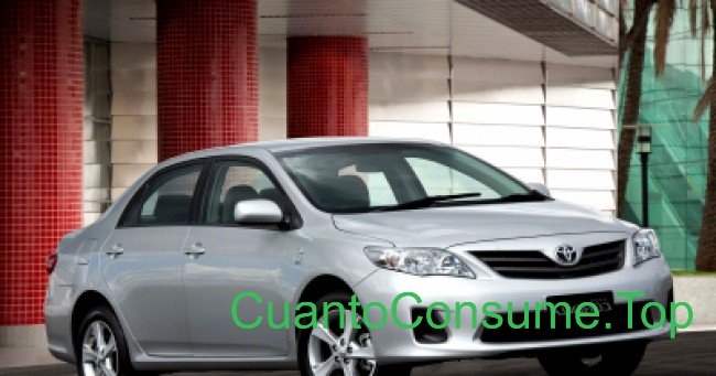Consumo del Toyota Corolla GLi 1.8 2012