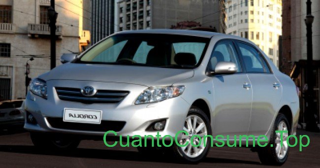 Consumo del Toyota Corolla XEi 2.0 AT 2011