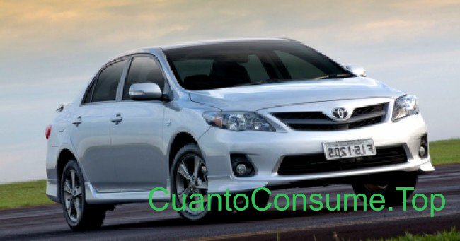 Consumo del Toyota Corolla XRS 2.0 AT 2013