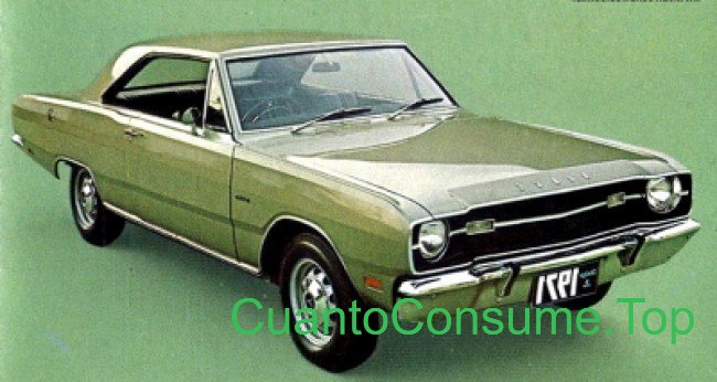 Consumo del Dodge Dart Cupe 5.2 V8 1971