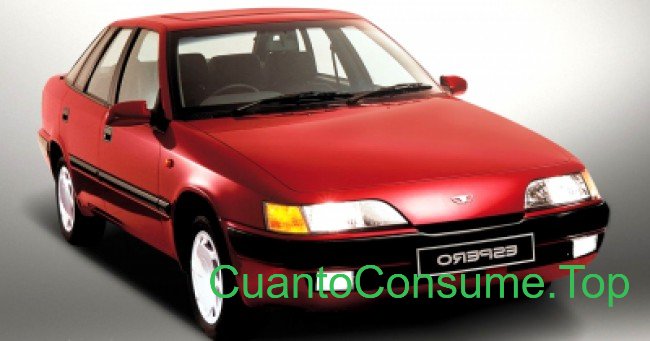 Consumo del Daewoo Espero DLX 2.0 1995