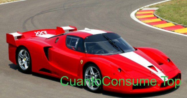 Consumo del Ferrari FXX 6.3 V12 2006