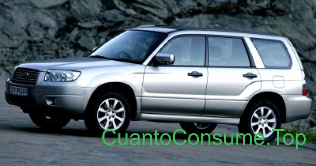 Consumo del Subaru Forester LX 2.0 2008