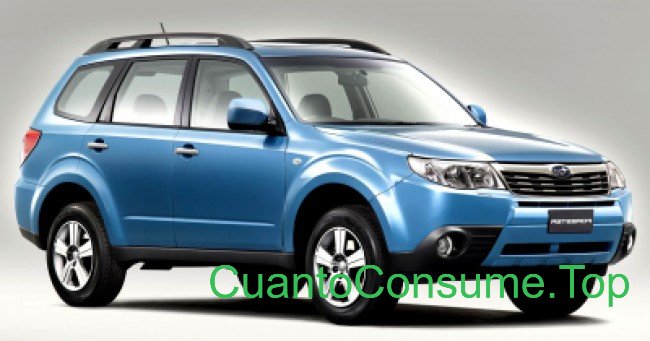 Consumo del Subaru Forester LX 2.0 2012