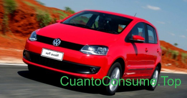 Consumo del Volkswagen Fox Prime 1.6 2012
