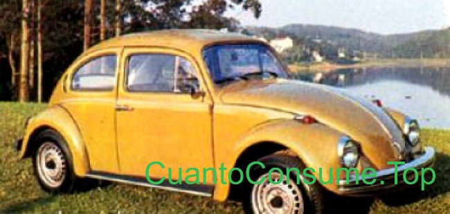 Consumo del Volkswagen Fusca 1600 1977