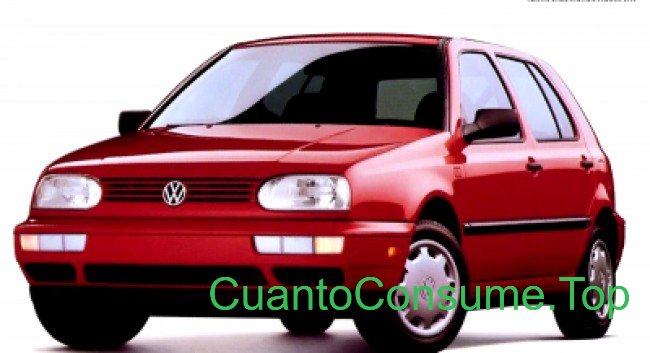 Consumo del Volkswagen Golf GL 1.8 1995
