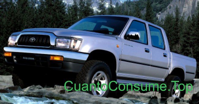 Consumo del Toyota Hilux SRV 2.7 4x2 CD 2002