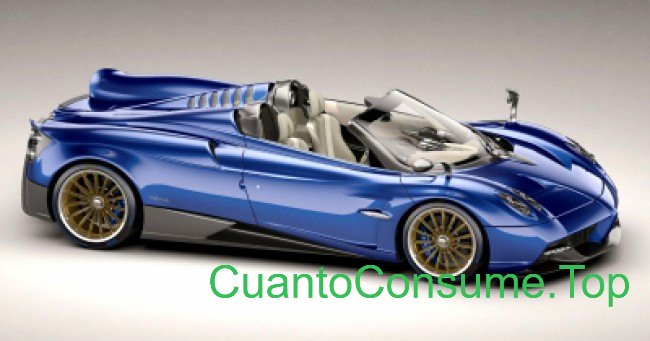 Consumo del Pagani Huayra Roadster 6.0 V12 Turbo 2017