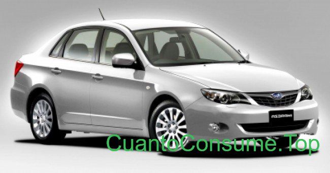 Consumo del Subaru Impreza 2.0 2010