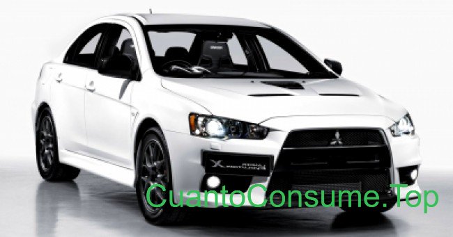 Consumo del Mitsubishi Lancer Evolution X 2.0 Turbo 2013