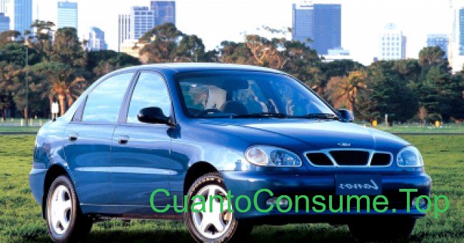 Consumo del Daewoo Lanos SX 1.6 AT 1999