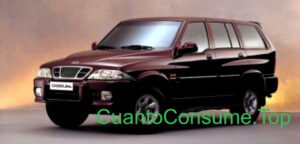 Consumo del Ssangyong Musso GL 2.9 Turbodiesel 4x4 2001