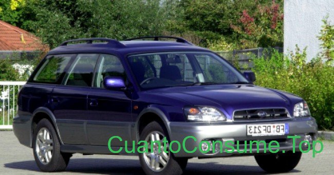 Consumo del Subaru Outback 2.5 AT 2002