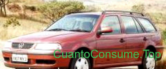 Consumo del Volkswagen Parati 1.6 2000