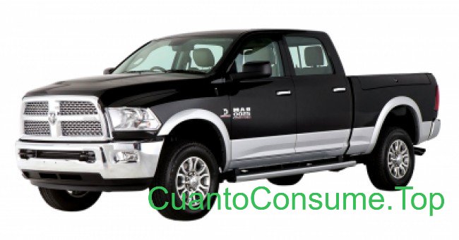 Consumo del Dodge Ram 2500 Laramie 6.7 Turbo CD 2016