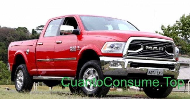 Consumo del Dodge Ram 2500 Laramie 6.7 Turbo CD 2018