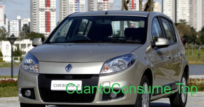 Consumo del Renault Sandero Expression 1.6 8V 2012