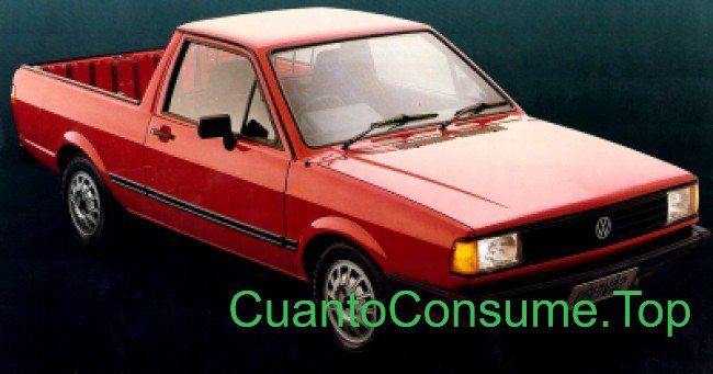 Consumo del Volkswagen Saveiro GL 1.6 1987