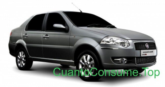Consumo del Fiat Siena Essence 1.6 16V Dualogic 2012