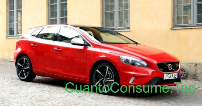 Consumo del Volvo V40 R-Design T5 2.0 2015