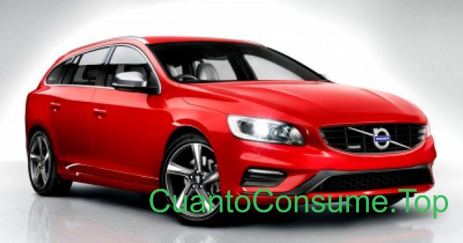 Consumo del Volvo V60 R-Design T6 2.0 2016