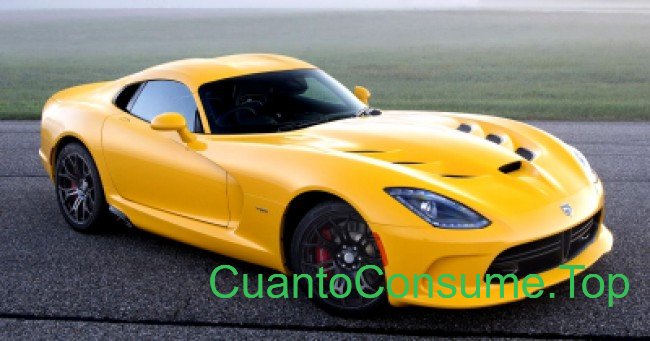 Consumo del Dodge Viper SRT 8.4 V10 2017