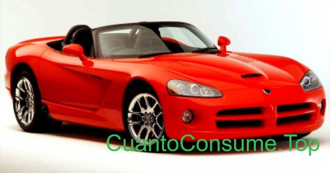 Consumo del Dodge Viper SRT10 8.3 V10 2003